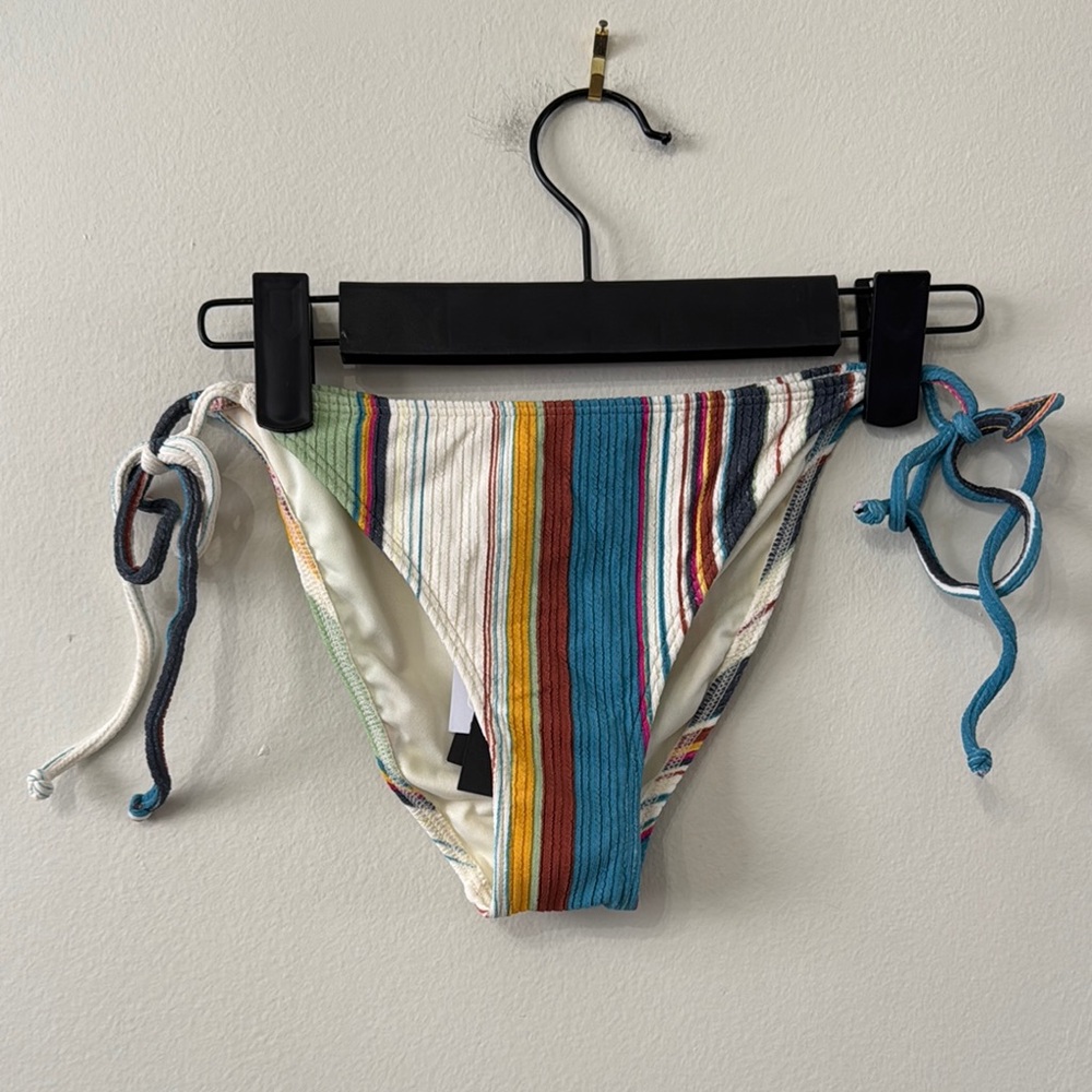 Oneill Striped String Bikini Bottom NWT